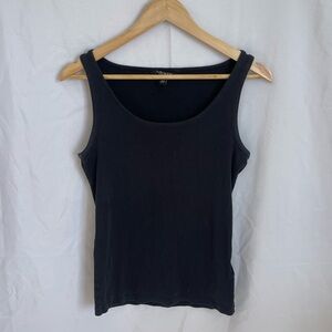Ralph Lauren Classic Black Tank Top - Women's Sleeveless Scoop Neck